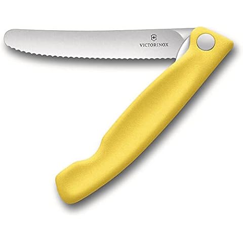 Victorinox Cuchillo de pelar plegable e inoxidable amarillo Cover