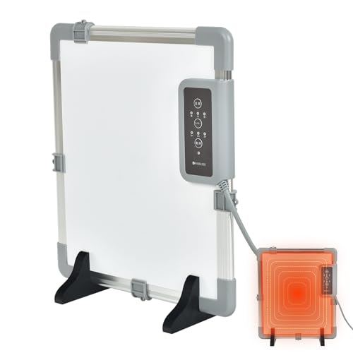 Fkstyle【1時間約1円・2WAY設置】デスクヒーター パネルヒーター 遠赤外線...