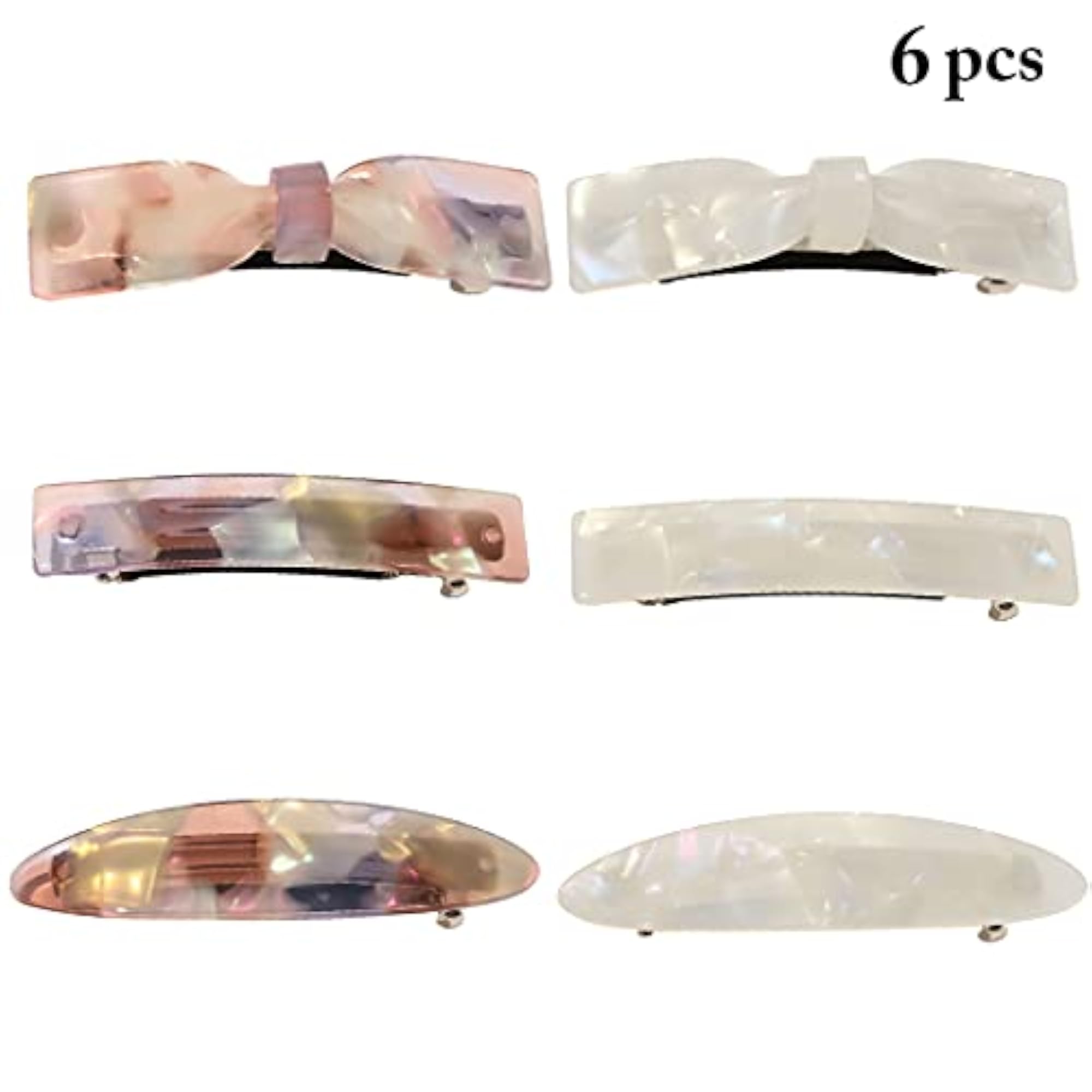 Small Decorative Hair Accessories Set, Lightweight & Cute