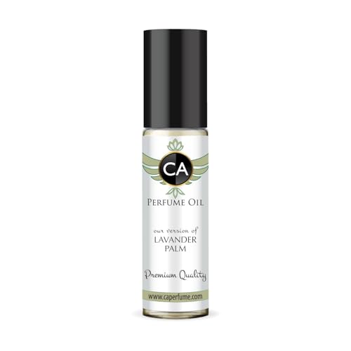 CA Perfume Impression of Lavander Palm Unisex Fragrance Oil Aromatic Scent Long Lasting Perfumes for Women &amp; Men Travel Size TSA Ready Mini Parfum Body Oil Roll-on 0.33 Fl Oz 10ml