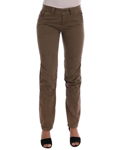 Pantalon en coton Ermanno Scervino marron : votre allié pour un style décontracté