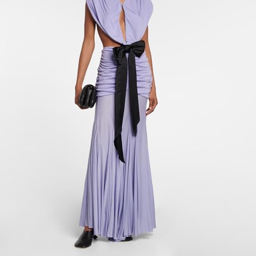 Women's Leather Wedge Mules with Adjustable Double Strap Buckle, Closed Pointed Toe & Clear Heel Slip-On Pumps for Evening Party, Dress, Banquet2