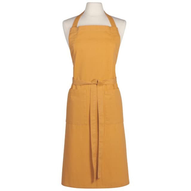 NOW DESIGNS Ochre Stonewash Apron, 1 EA