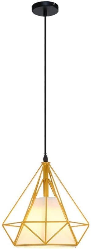 Luminaires suspendus diamant en métal creux pour illuminer votre couloir