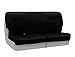 Coverking Rear Custom Fit Seat Cover for Select Ford Mustang Models - Premium Leatherette (Black)