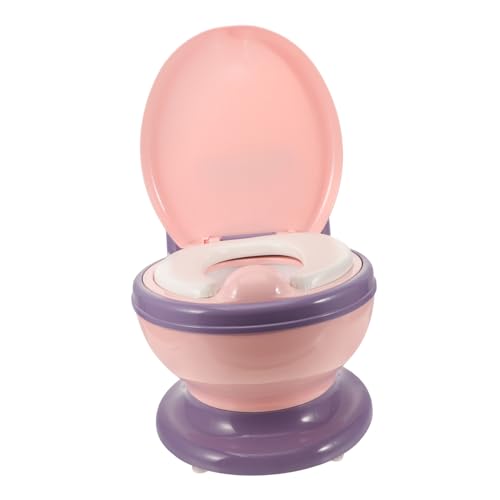 TEHAUX Realistic Boys and Girls' Potty Training Toilet Portable Toddler Toilet for Boys Girls Home Travel Easy Potty Training