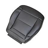 FZJDSD Black Driver Side Bottom Perforated Microfiber Leather Seat Cover Compatible with Mercedes Benz E350 E550 2010 2011 2012 2013 2014