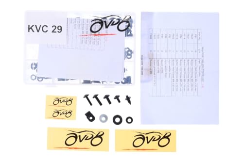Kit visserie carénages M5 M6 pour réparer fixations KAWASAKI GPZ 500S noir