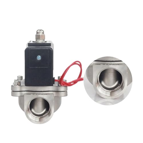 Électrovanne eau acier inoxydable 3/4 12V DC vanne solénoïde NPT NBR