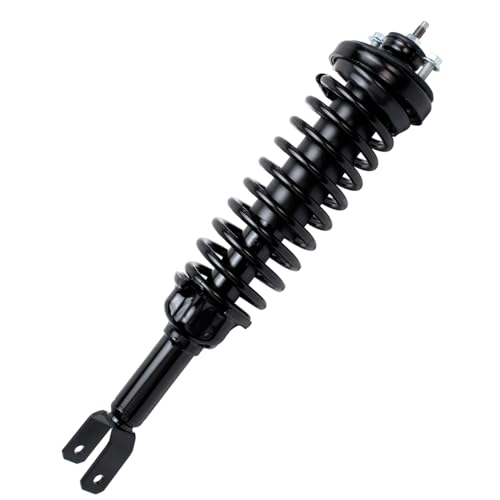 Image of Detroit Axle - 2 Rear Ready Struts for 1996-2000 Honda Civic 1997-2000 EL, Complete Struts & Coil Spring Assembly 1998 1999 Replacement Quick Install Ready Struts Shocks