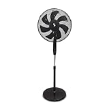 BEPER P206VEN120 Ventilateur sur pied 7 pales, 40 cm, oscillant, 3 vitesses, hauteur régla...