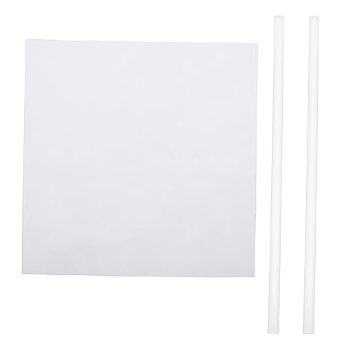 HOOTNEE 6 Packs Experimental Triboelectrification Tool Static Electricity Learning Equipment Stir Sticks for Cocktails Electrostatic Friction Cloth Science Experiment Supplies