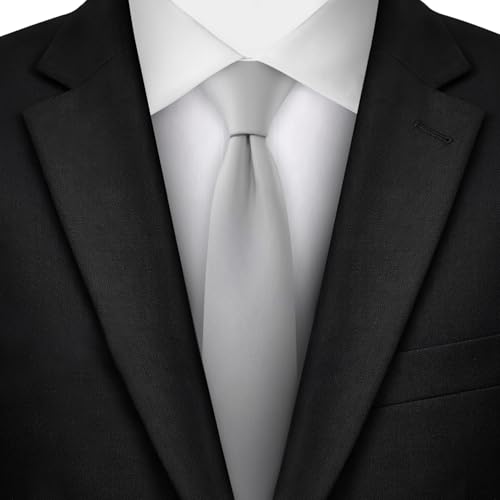 Image of Jacob Alexander Men's Skinny Width 2 inch Solid Color Tie
