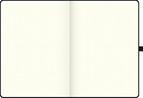 Carnet de notes dotted Brunnen A4 reliure rigide noire pour dessin et texte - 2