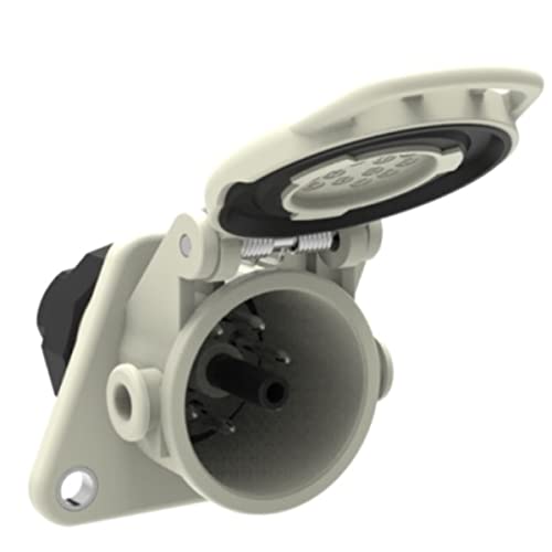 Prise JAEGER 141148EJ socle de prise femelle 7 broches camion benne 24V