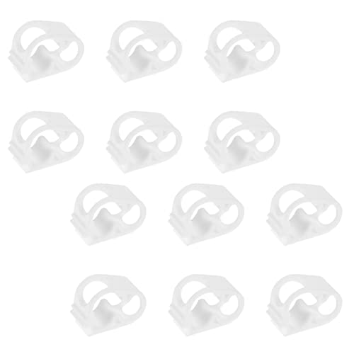 Alipis Lot De 12 Colliers De Serrage En Silicone Flexible Pour Tubes Plastiques, Clips De Contrôle Du Débit D'eau, Utilisation Pratique En Laboratoire Et Jardinage