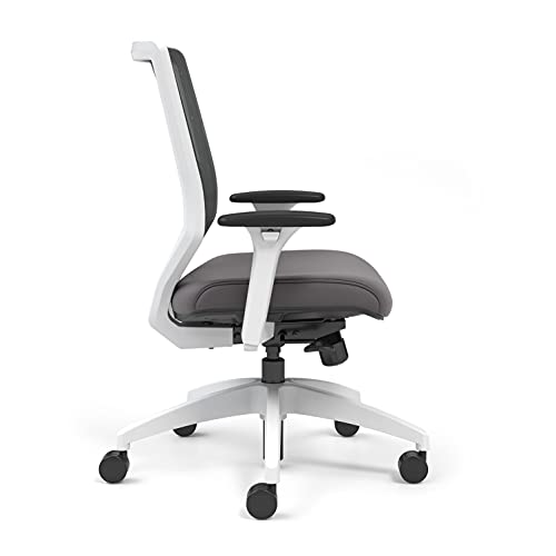 Union & Scale Staples UN55655-CC Lewis Mesh Back Computer and Desk Chair, Charcoal - Thumbnail 4
