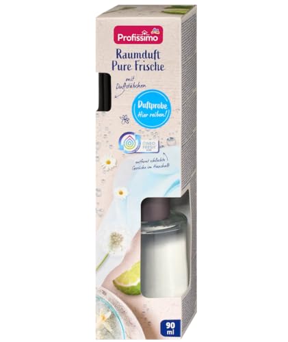Profissimo Duftstäbchen Raumduft, Flüssig, Pure Frische, 90 ml