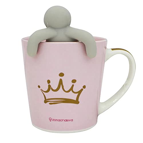 Caneca 350Ml C/Infusor P/Chá Poderosa ZC 10023995