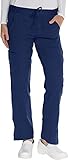 Mini Marilyn Scrubs Straight Leg 4-Way Stretch Flare Leg Elastic Waistband Four Pocket Pants with...