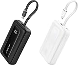 Anker Zolo Power Bank(2025 Upgrade), 20,000mAh 30W High-Speed Portable Charger with Built-In USB-C Cable (Bundle)