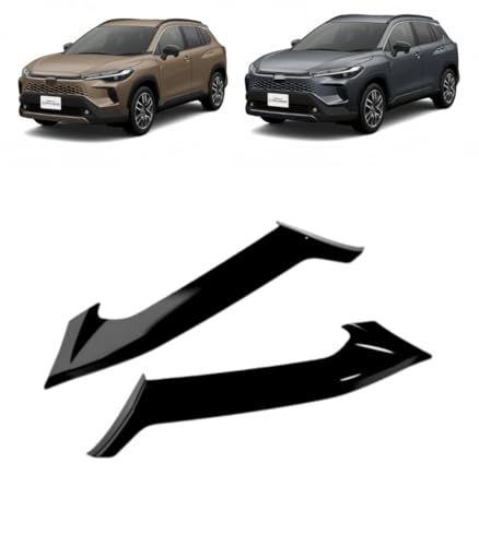 【Earth Car】フロント ボンネット ガーニッシュ 新型 カローラクロス 2020~2025年 専用 外装 カスタムパーツ エンジンフード グリル ガーニッシュ フロントバンパーカバー 傷付き防止 FOR Cross 専用設計 ABS樹脂製(ピアノブ