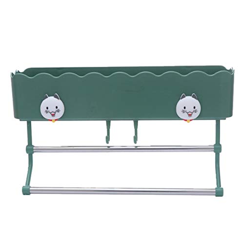 Consejos y comparativas para Comprar Baño flotante los más solicitados. 36 Cabilock 1 Pc Estantes De Pared Sin Perforaciones Soporte para Toallas Estante De Baño Toallero Soportes para Estantes Soporte De Exhibición Multifunción Material De Abdominales