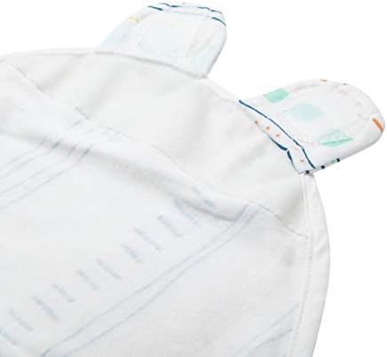 little burrito Swaddle Blanket 3-6 Months with Zip 100% Organic Cotton Baby Blanket for Newborn Baby Sleeping Bag