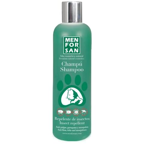 Champú repelente de insectos y pulgas con citronela para gatos 300ml de MENFORSAN Cover