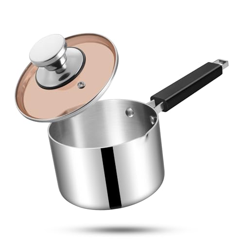 HaWare 16cm Saucepan with Glass Lid, 2L