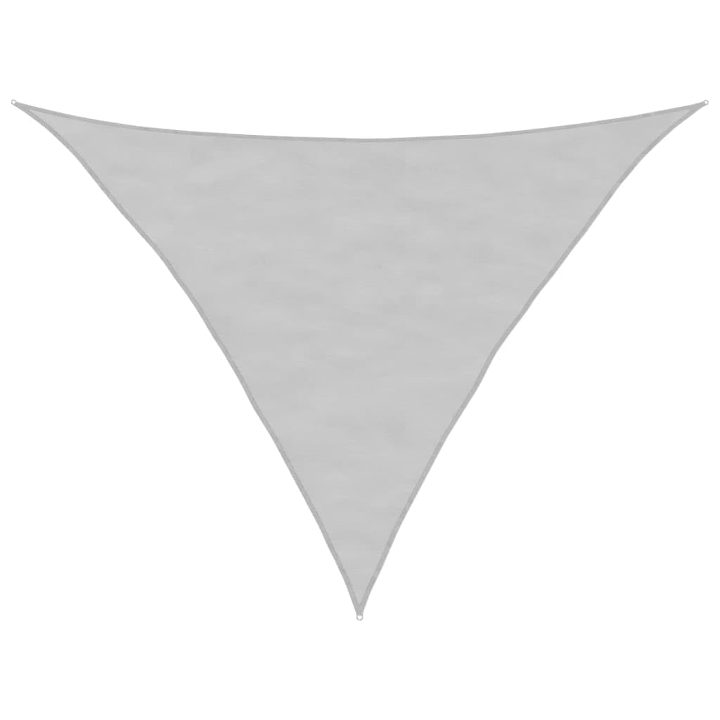 vidaXL Toldo de Vela poliéster Oxford 100% Gris Claro 2,5x2,5x3,5 m, toldo, Parasol, Carpa, toldos, parasoles, Carpas, entoldado, entoldados