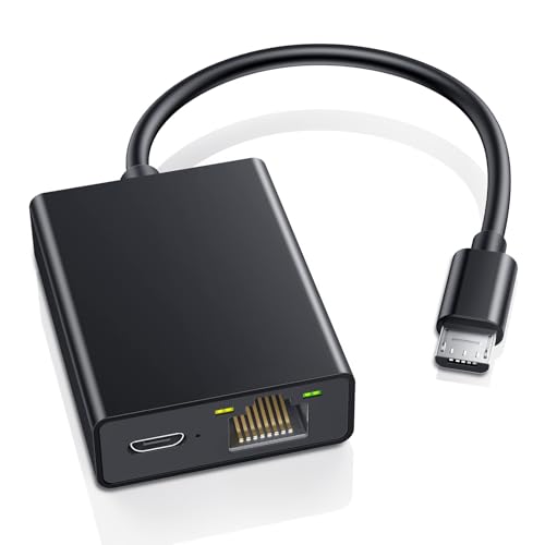 ZEXMTE Adaptador Ethernet para Fire TV Stick, adaptador micro USB...
