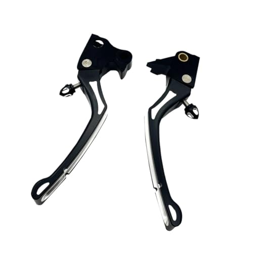 Leviers de frein CNC aluminium noir régulateur Sportster X48
