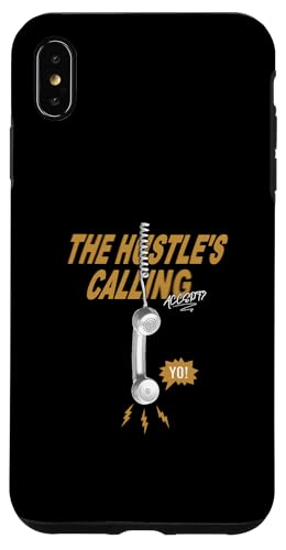 Brown Pick Up The Call ブラウン グラフィック スマホケース iPhone XS Max 用