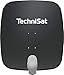 Produktbild TechniSat SATMAN 65 PLUS  Satellitenschüssel für 1 Teilnehmer (65 cm Sat Spiegel mit Masthalterung und UNYSAT-Single-LNB im Wetterschutz-Gehäuse) grau
