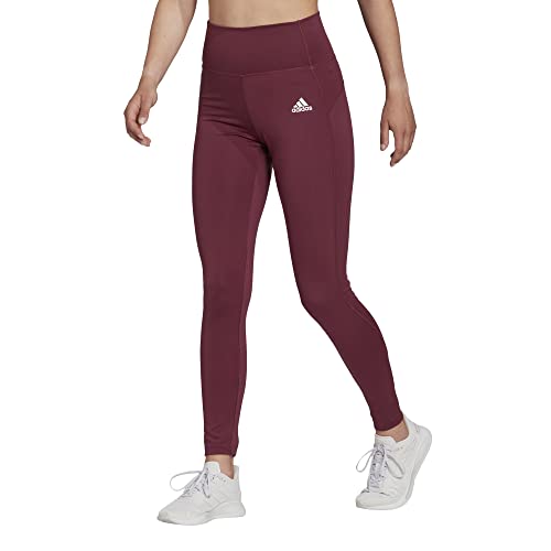 adidas Women's Feelbrilliant Designed 2 Move Tights, Victory Crimson/White, XX-Small