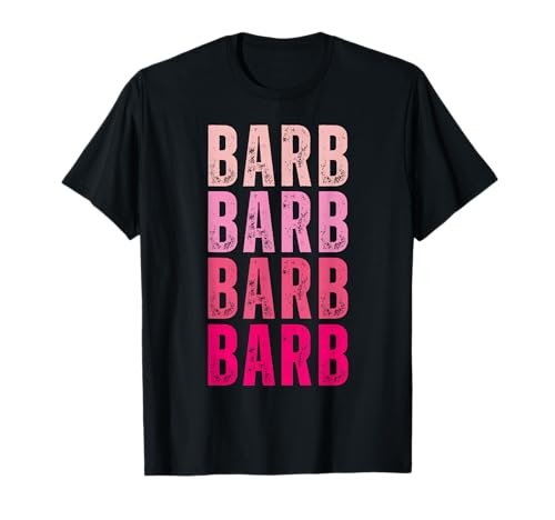 Personalized Name Barb I Love Barb Vintage T-Shirt