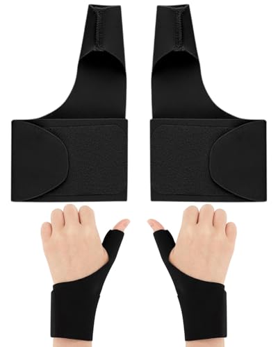 FUGLUS 2Pcs Muñequera Tendinitis Muñequera Pulgar Ferula Pulgar Muñequera Rizartrosis Muñequera Estabilizadora e Inmovilizador de Dedo Pulgar Para el Túnel Carpiano Artritis, Tendinitis y Esguinces