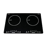 Cooktop Portátil de Indução 2 Zonas 220v Preto