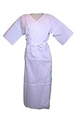 myKimono Women's Traditional Japanese Kimono Robe Yukata Underwear Onepiece hadajuban White