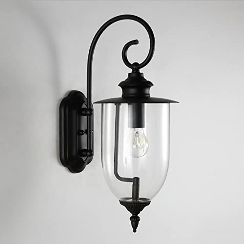 Lampe murale extérieure avec verre protecteur pour escalier