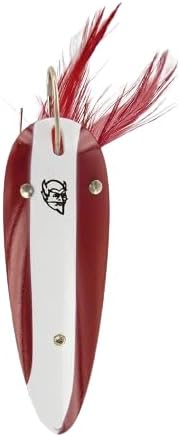 Imp Weedless 16-Red Devle Brass Back Fishing Lures, 2/5 oz, Outdoor Fishing Accessories