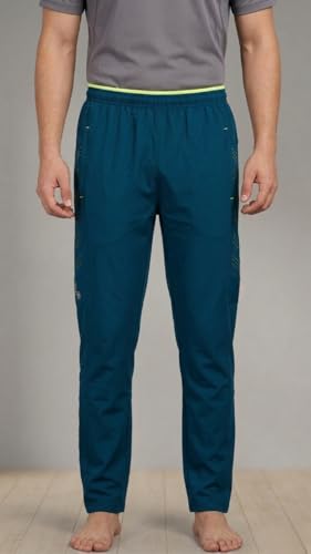 Image of Prince Sports Men's Chevron Pattern Track Pant | Sports, Gym & Casual Wear Lower for Men