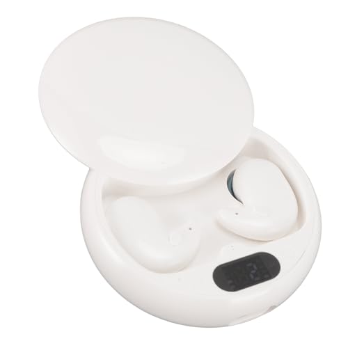 XUMIUZIY Language Translator Earbuds, Supports 144 Languages Two Way Translation Device, 200mAh Real Time Translator Device with Charging Case, for Travel Business Learning (White)