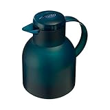 100 % a prueba de fugas Emsa 505719 Jarra térmica translúcida, plástico, 1 L, color turquesa