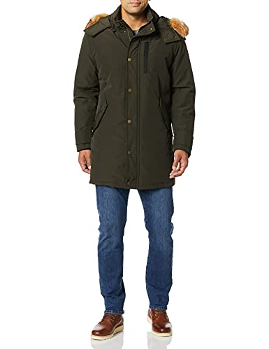 Pendleton Outerwear Men\'s Bryce 600 Fill Power Warmth Expedition Weight Down Parka, Dark Olive, Medium