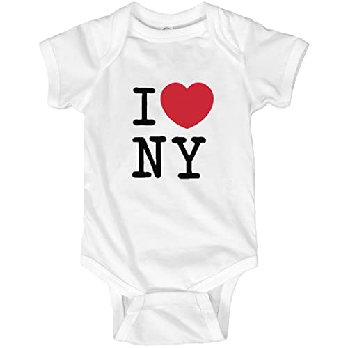 Customized Girl I Heart New York Onesie: Infant Bodysuit