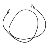 SOIMISS Cuerda para Atar Coches a Batería Cuerda Elástica para Mochila Correa De Remo Cuerda De Casco Correas Elasticas con Ganchos Cuerda para Casco De Correas Elásticas Black Nylon