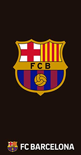 TEXTIL TARRAGO Toalla de Playa FCB Futbol Club Barcelona Barça 70x140 cm 100% Algodon Licencia Oficial FCB FCBTP2
