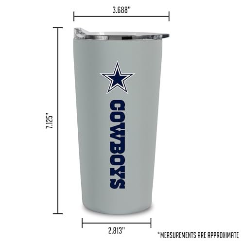 Image of Rico Industries NFL Football Soft Touch, Easy Grip Tumbler